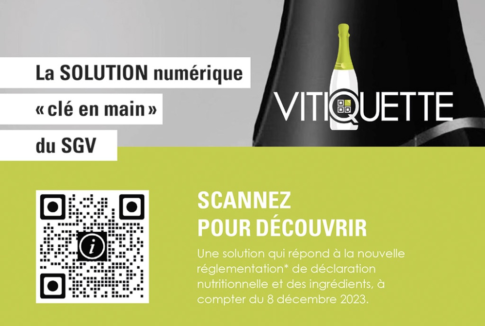 reglement europeen etiquetage du vin par qrcode pour ingredient et valeur nutritionnelle sur etiquette