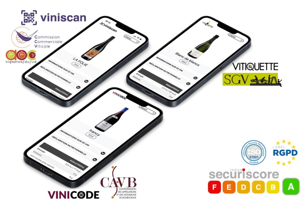 reglement europeen etiquetage du vin par qrcode pour ingredient et valeur nutritionnelle sur etiquette