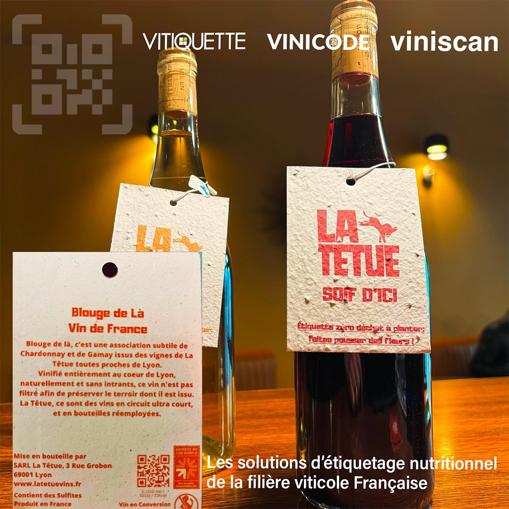 reglement europeen etiquetage du vin par qrcode pour ingredient et valeur nutritionnelle sur etiquette